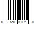 Barcode Image for UPC code 005400000629