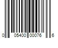 Barcode Image for UPC code 005400000766