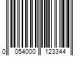 Barcode Image for UPC code 0054000123344