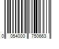 Barcode Image for UPC code 0054000750663