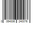 Barcode Image for UPC code 0054006240076