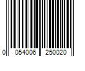 Barcode Image for UPC code 0054006250020