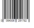 Barcode Image for UPC code 0054006251782