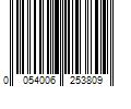 Barcode Image for UPC code 0054006253809