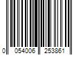 Barcode Image for UPC code 0054006253861