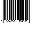 Barcode Image for UPC code 0054006254387