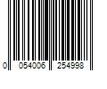 Barcode Image for UPC code 0054006254998