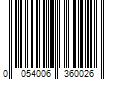 Barcode Image for UPC code 0054006360026