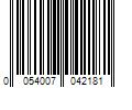 Barcode Image for UPC code 0054007042181