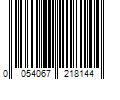 Barcode Image for UPC code 0054067218144