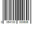 Barcode Image for UPC code 0054100000606