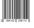 Barcode Image for UPC code 0054100006110