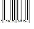 Barcode Image for UPC code 0054100018304