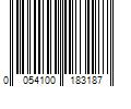 Barcode Image for UPC code 0054100183187