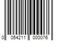 Barcode Image for UPC code 0054211000076