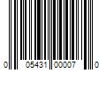 Barcode Image for UPC code 005431000070