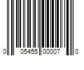 Barcode Image for UPC code 005455000070