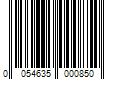 Barcode Image for UPC code 0054635000850