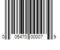 Barcode Image for UPC code 005470000079