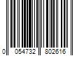 Barcode Image for UPC code 0054732802616