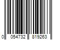 Barcode Image for UPC code 0054732819263