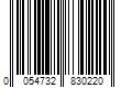 Barcode Image for UPC code 0054732830220