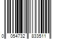 Barcode Image for UPC code 0054732833511