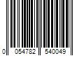 Barcode Image for UPC code 0054782540049