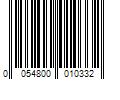 Barcode Image for UPC code 0054800010332