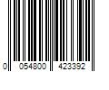 Barcode Image for UPC code 0054800423392