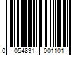 Barcode Image for UPC code 0054831001101