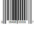 Barcode Image for UPC code 005486000087