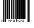 Barcode Image for UPC code 005488000061