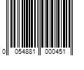 Barcode Image for UPC code 0054881000451