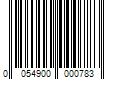 Barcode Image for UPC code 0054900000783