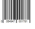 Barcode Image for UPC code 0054947001781