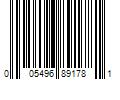 Barcode Image for UPC code 005496891781