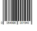 Barcode Image for UPC code 0054986001940