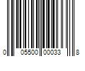 Barcode Image for UPC code 005500000338