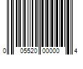 Barcode Image for UPC code 005520000004