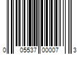 Barcode Image for UPC code 005537000073