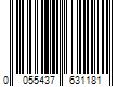 Barcode Image for UPC code 0055437631181