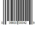 Barcode Image for UPC code 005600000429