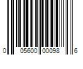 Barcode Image for UPC code 005600000986