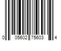 Barcode Image for UPC code 005602756034