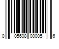 Barcode Image for UPC code 005608000056