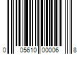 Barcode Image for UPC code 005610000068