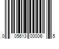 Barcode Image for UPC code 005613000065