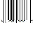 Barcode Image for UPC code 005621000057