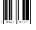 Barcode Image for UPC code 0056219981210